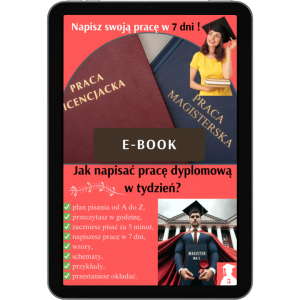 E-book jak napisać pracę dyplomową w tydzień 